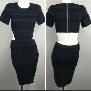 Torn by Ronny Kobo backless banded dress XS